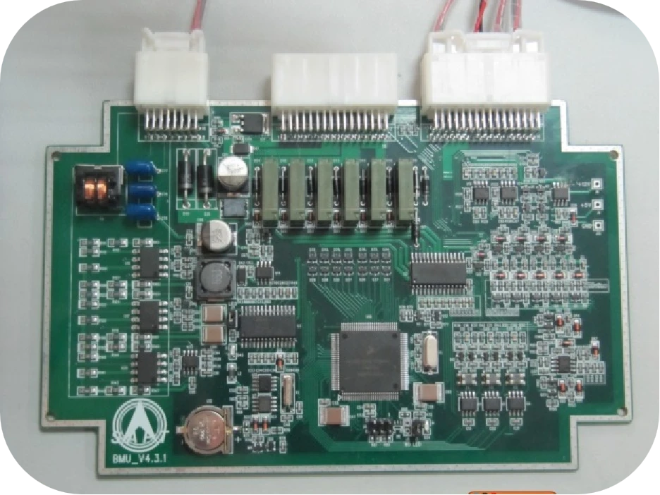 BMS chip non-silicone thermal pad application detail