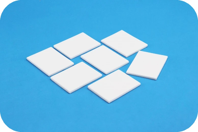 Non-silicone thermal pad material features and structure