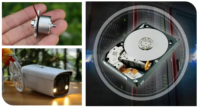 Monitoring device and camera non-silicone thermal management example