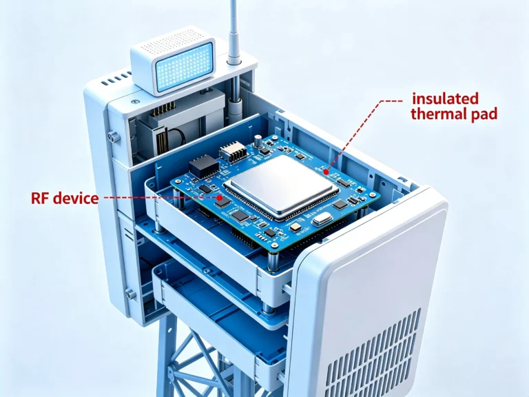 5G base station RF device insulating thermal pad
