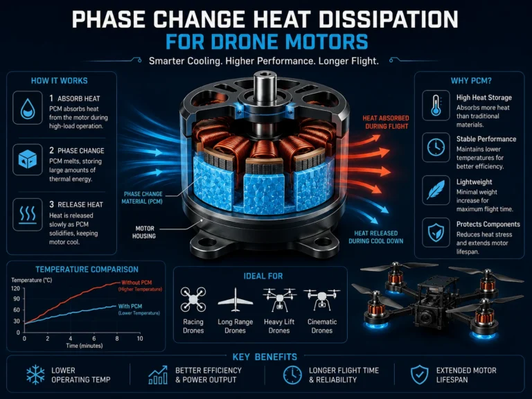 Phase Change Heat Dissipation for Drone Motors 2
