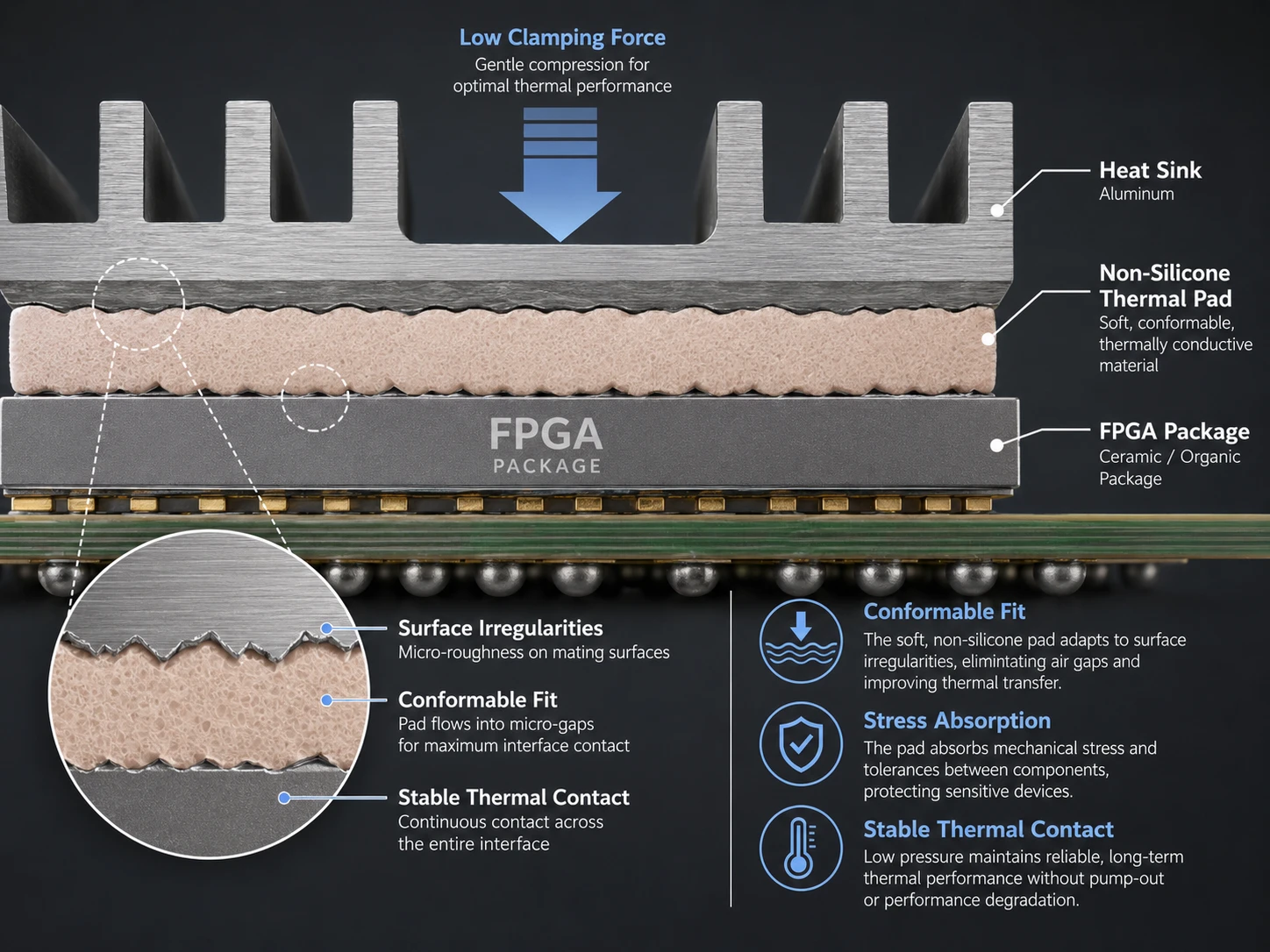 Low-pressure interface fit