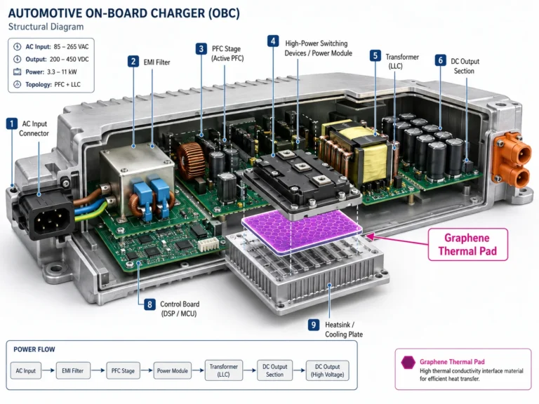 AUTOMOTIVE ON-BOARD CHARGER (OBC)Structural Diagram