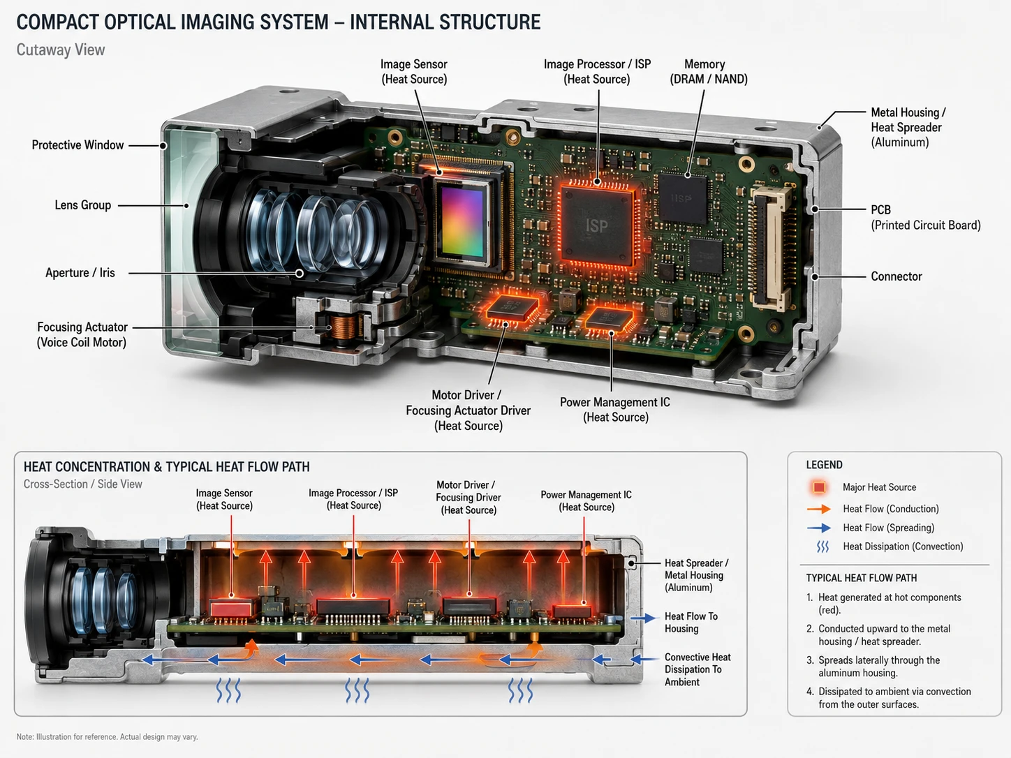 COMPACT OPTICAL IMAGING SYSTEM - INTERNAL STRUCTURE