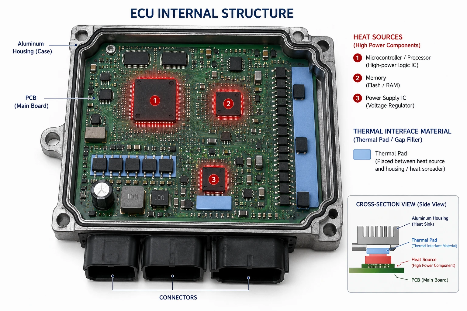 ECU INTERNAL STRUCTURE