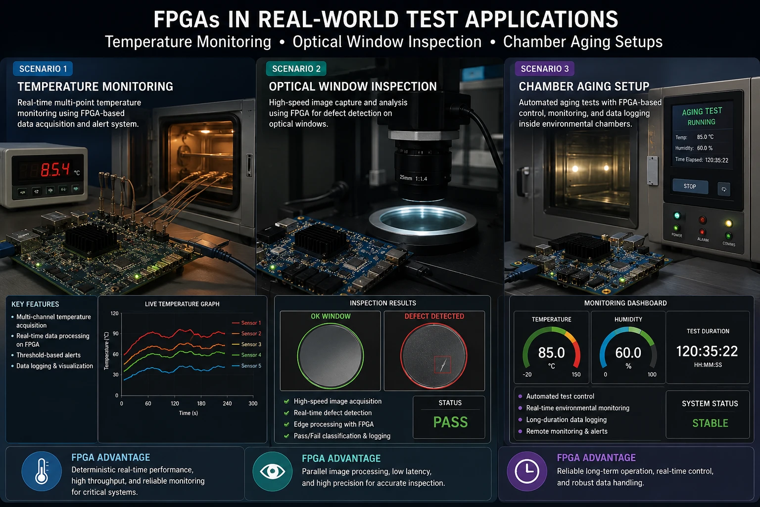 FPGAs in real world test applications