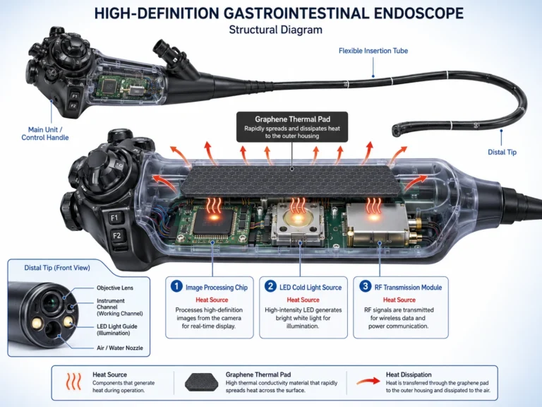 GASTROINTESTINAL ENDOSCOPE Structural Diagram