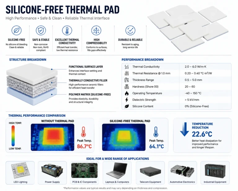 Silicone-Free Thermal Pads