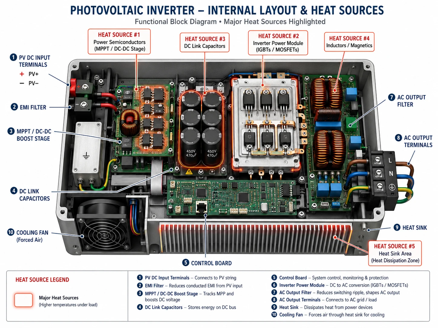 photovoltaic inverter structural