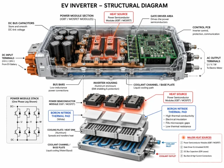 EV INVERTER - STRUCTURAL DIAGRAM