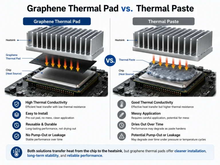 Graphene Thermal Pad vs. Thermal Paste