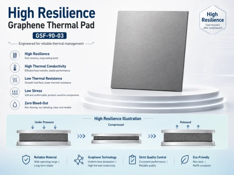 High Elastic Recovery Graphene Thermal Pad GSF90-03