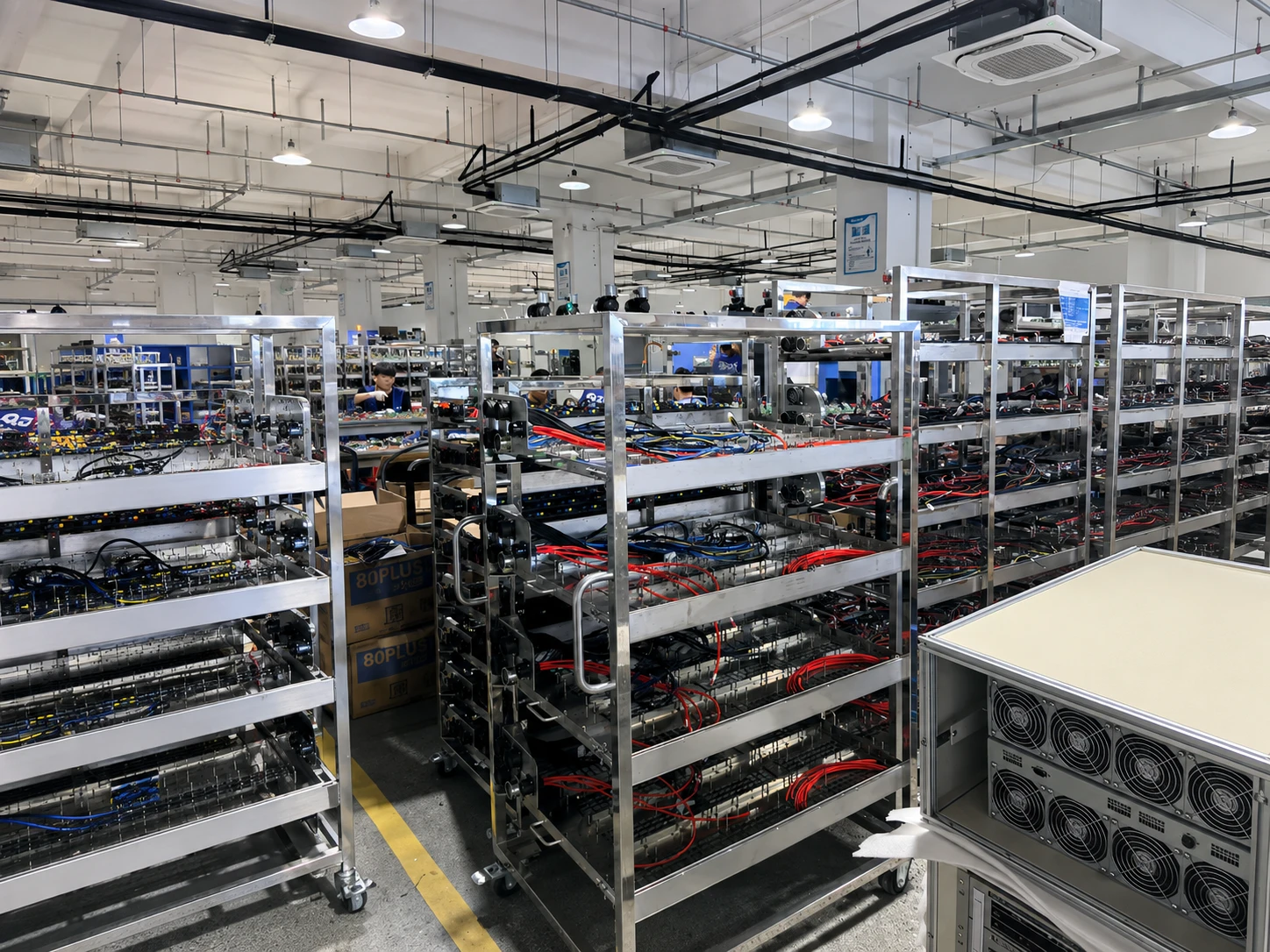 Multi-station automated test environment for fans motors and cooling modules