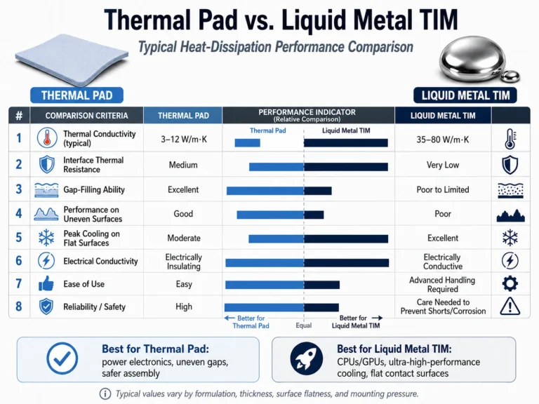 Thermal Pad vs Liquid Metal