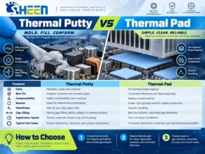 Thermal Putty vs Thermal Pad